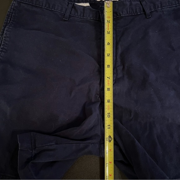 SADDLEBRED Chino Shorts Men's Size 34W Pleated Front Preppy Casual Navy - Picture 6 of 6